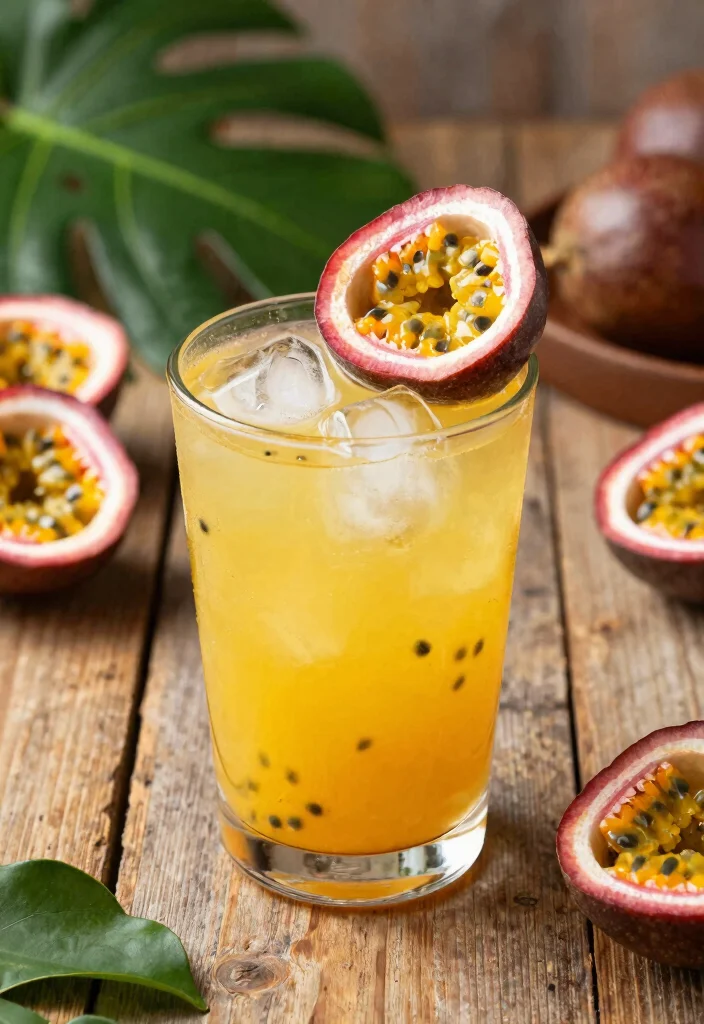 18 Rum Old Fashioned Cocktail Recipes with Caribbean Notes - 5. Passion Fruit Rum Old Fashioned 1