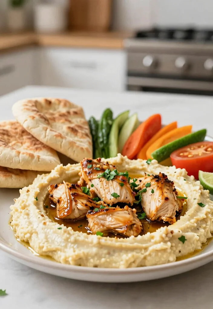 18 Slow Cooker Mediterranean Diet Dinner Recipes - 11. Slow Cooker Hummus Chicken 1