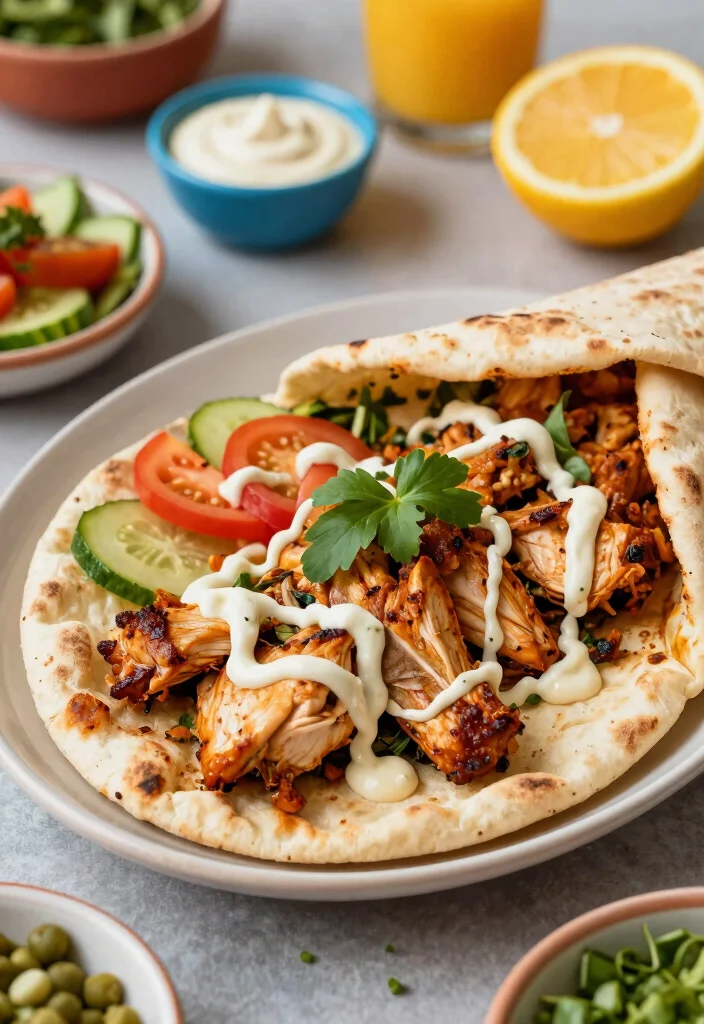 18 Slow Cooker Mediterranean Diet Dinner Recipes - 15. Mediterranean Chicken Shawarma 1
