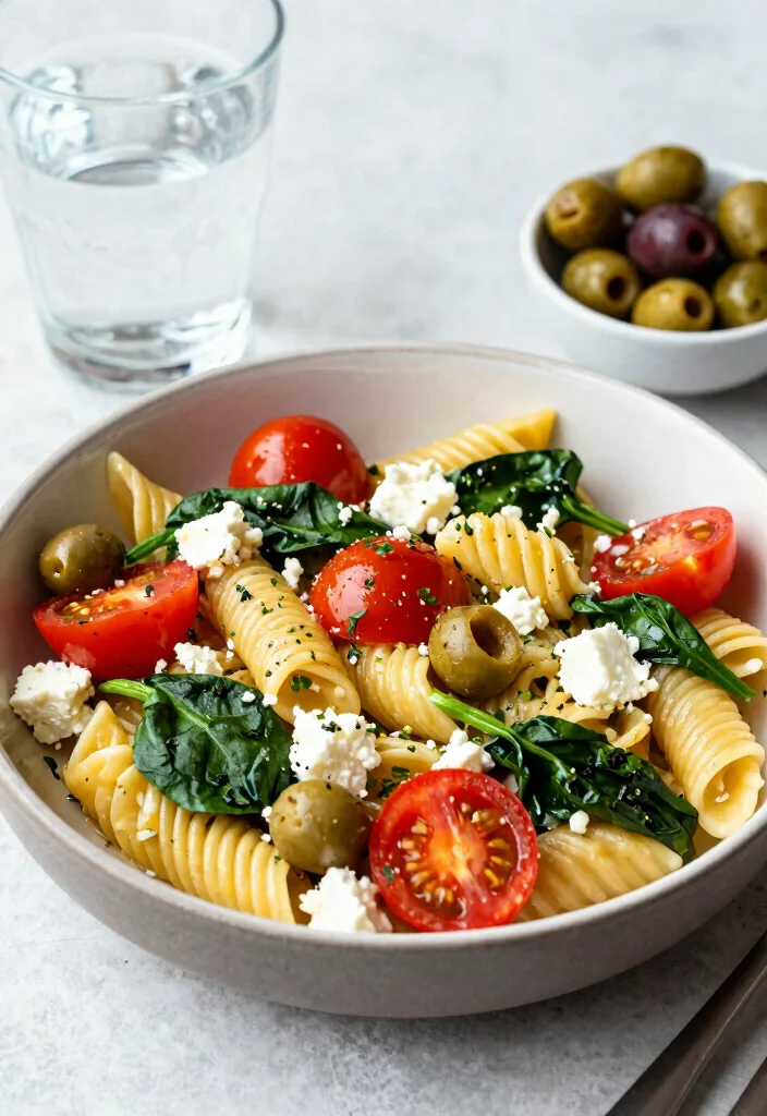 18 Slow Cooker Mediterranean Diet Dinner Recipes - 9. Vegetarian Mediterranean Pasta 1
