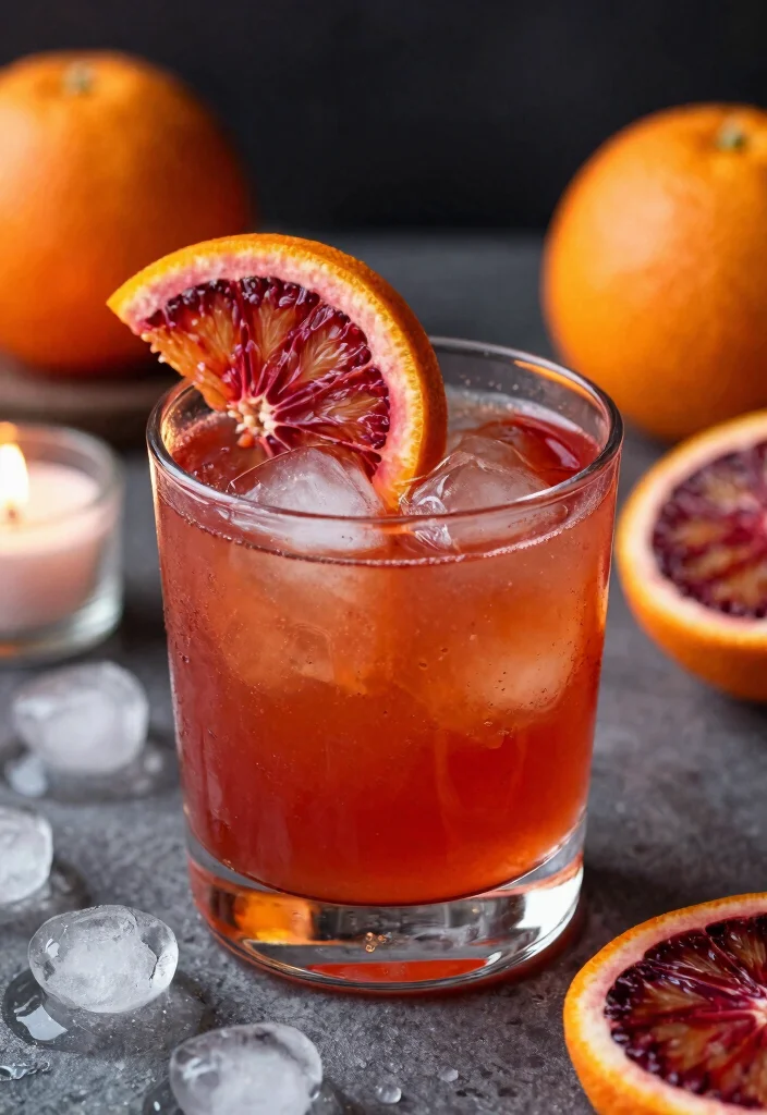 18 Winter Old Fashioned Cocktail Recipes to Stay Warm - 11. Blood Orange Old Fashioned 1