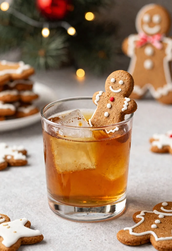 18 Winter Old Fashioned Cocktail Recipes to Stay Warm - 18. Gingerbread Old Fashioned 1