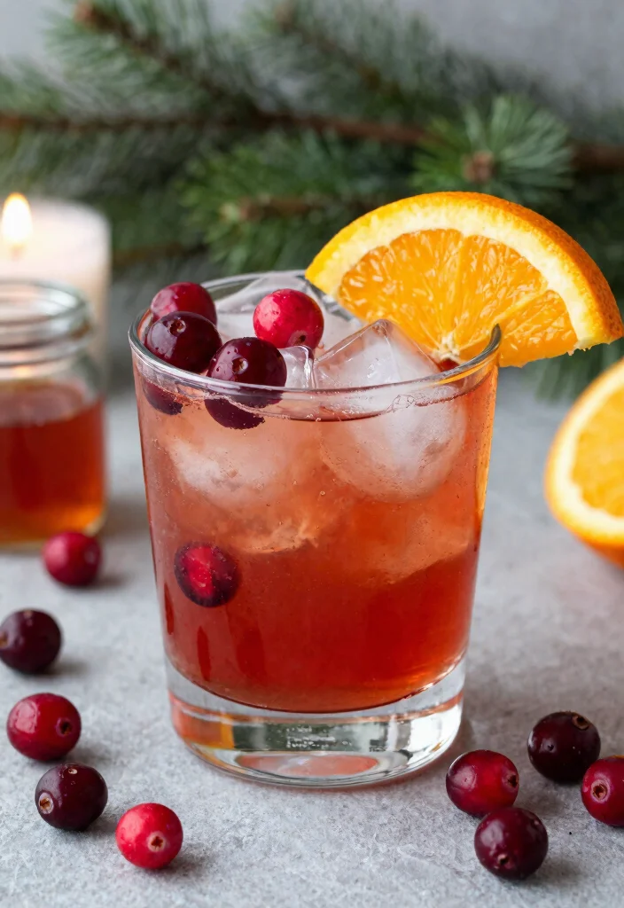 18 Winter Old Fashioned Cocktail Recipes to Stay Warm - 2. Cranberry Ginger Old Fashioned 1