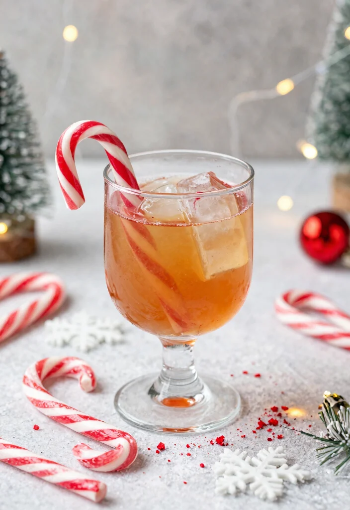 18 Winter Old Fashioned Cocktail Recipes to Stay Warm - 6. Peppermint Bark Old Fashioned 1