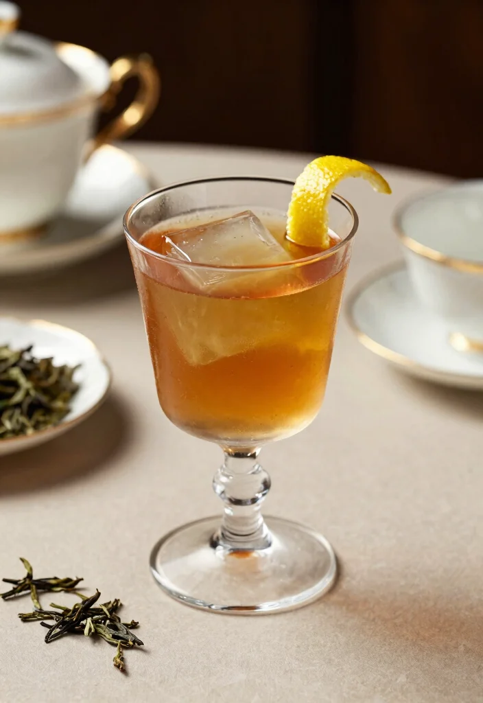19 Apple Cider Old Fashioned Cocktail Recipes for Fall - 16. Earl Grey Apple Cider Old Fashioned 1