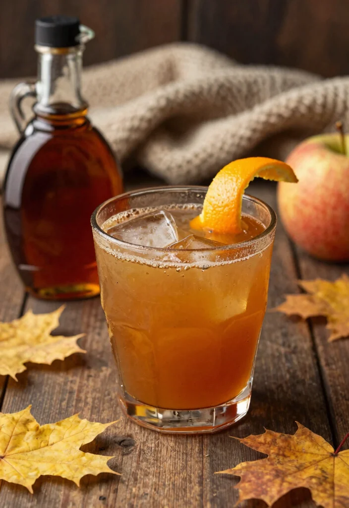 19 Apple Cider Old Fashioned Cocktail Recipes for Fall - 3. Maple Apple Cider Old Fashioned 1