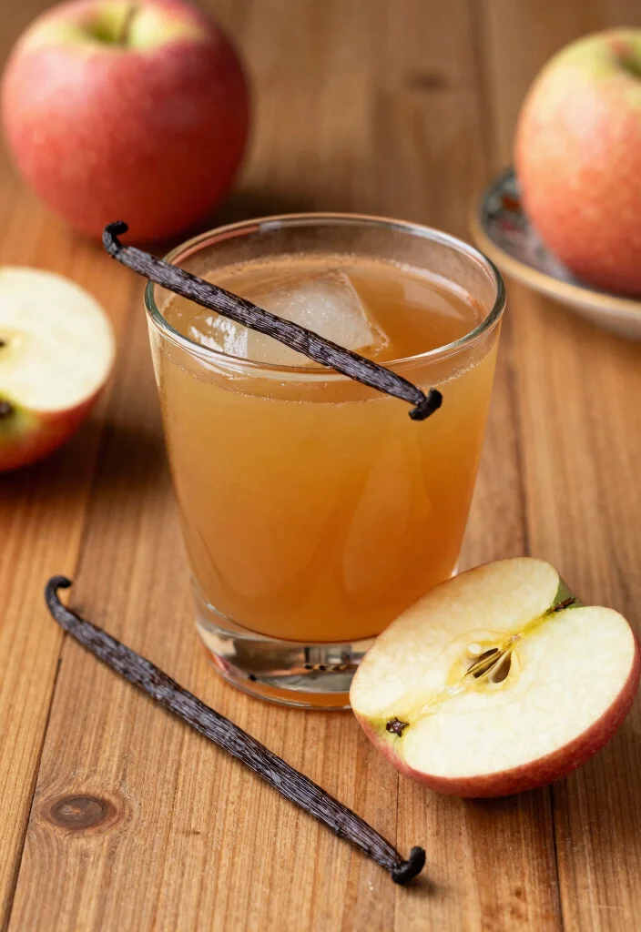 19 Apple Cider Old Fashioned Cocktail Recipes for Fall - 9. Apple Cider Old Fashioned with Vanilla Bean 1