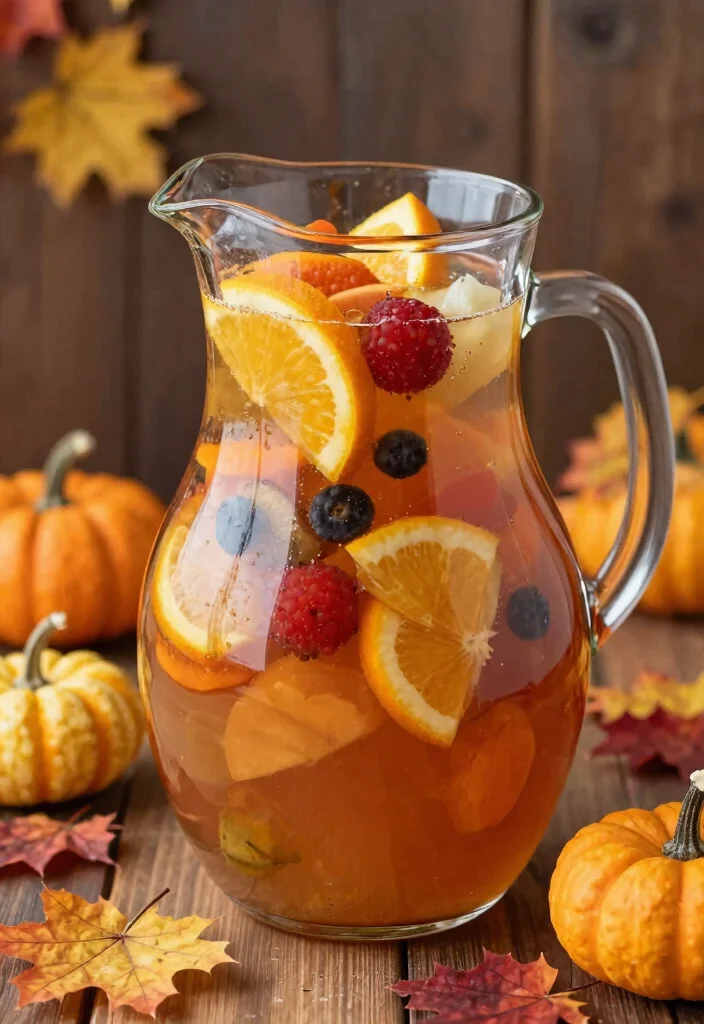 19 Fall Bourbon Drinks Cocktail Recipes for Cozy Evenings - 13. Autumn Bourbon Sangria 1
