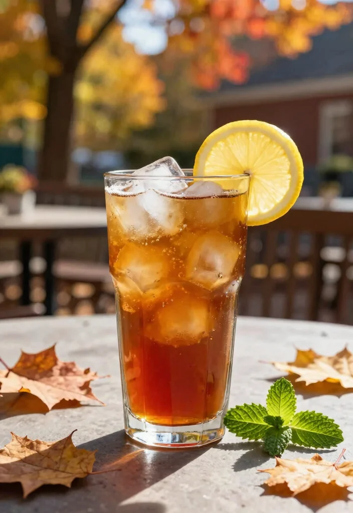 19 Fall Bourbon Drinks Cocktail Recipes for Cozy Evenings - 15. Bourbon Maple Iced Tea 1