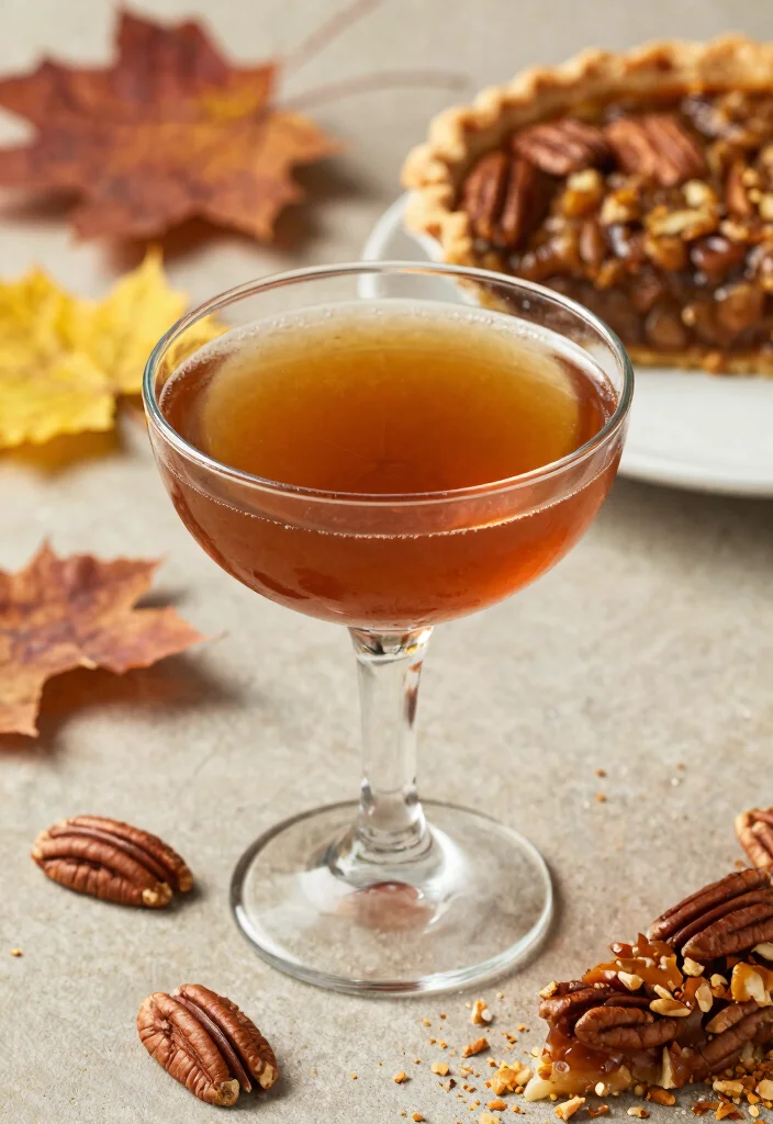 19 Fall Bourbon Drinks Cocktail Recipes for Cozy Evenings - 7. Bourbon Pecan Pie Cocktail 1