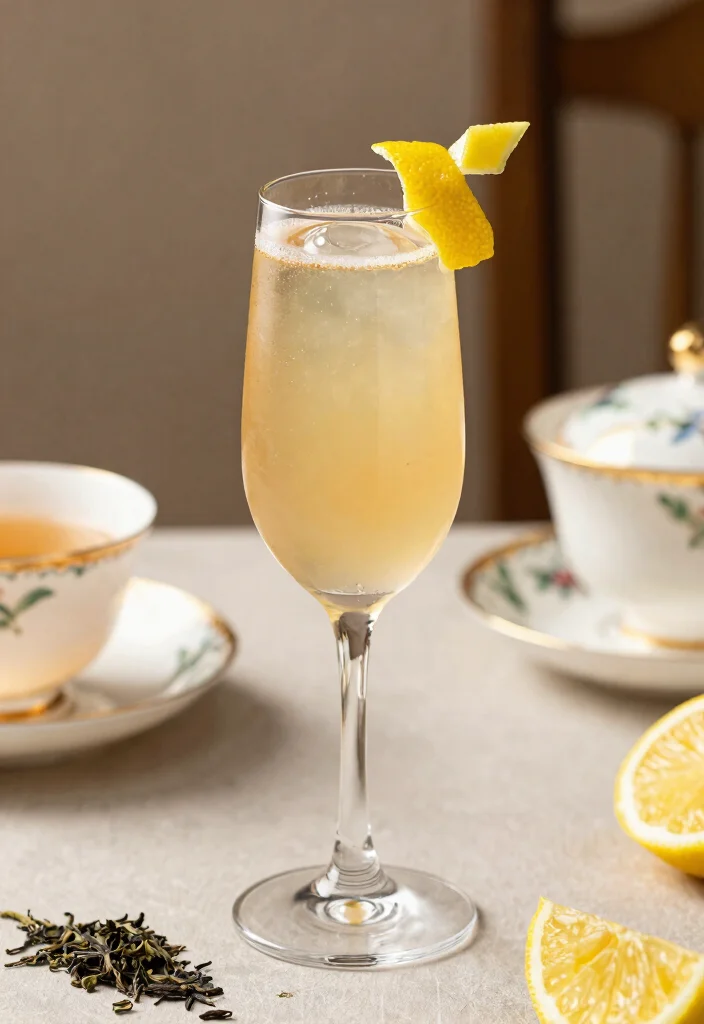 19 French 75 Cocktail Recipes from Classic to Creative - 14. Earl Grey French 75 1
