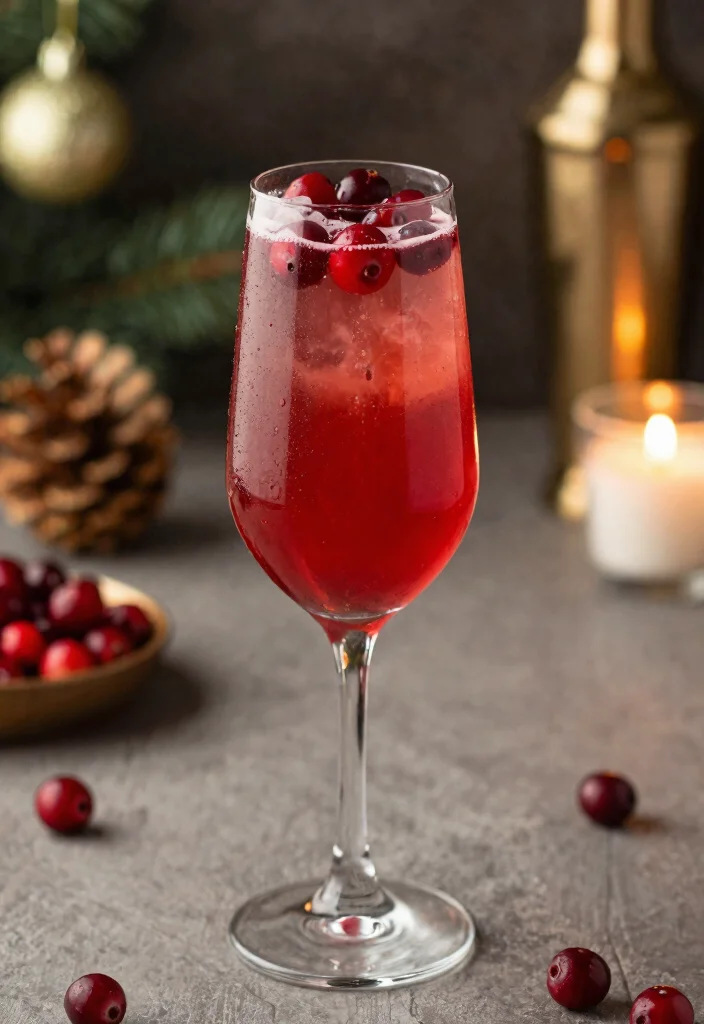 19 French 75 Cocktail Recipes from Classic to Creative - 17. Cranberry French 75 1