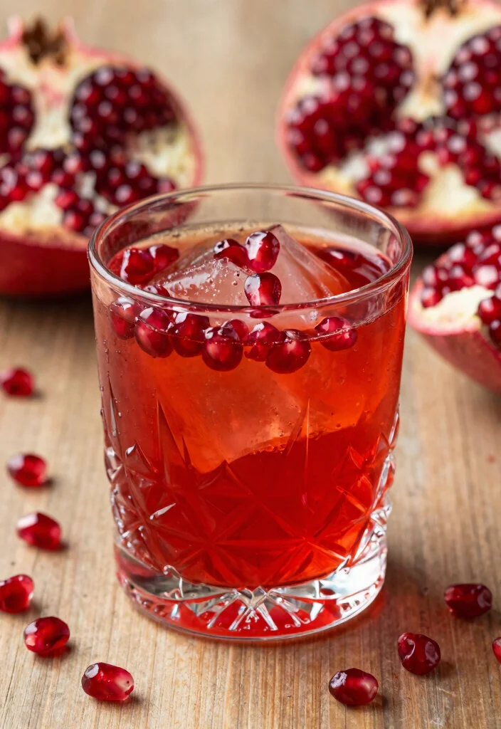 19 Old Fashioned Recipes Cocktail Twists You’ll Love - 16. Pomegranate Old Fashioned 1