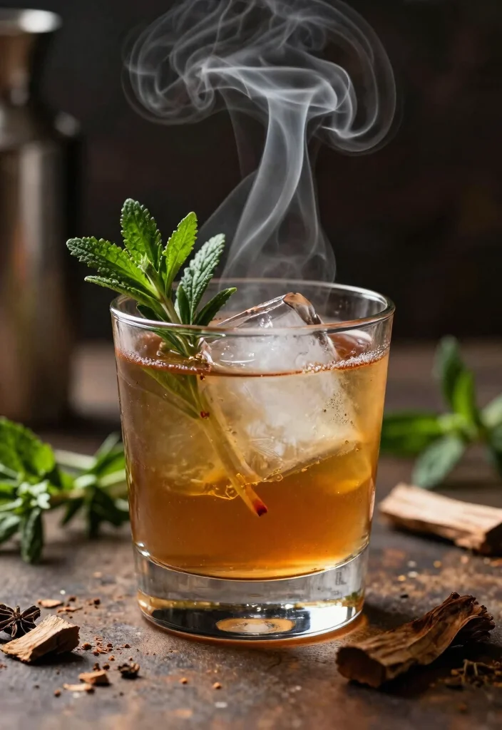19 Smoked Old Fashioned Recipes Cocktail Lovers Crave - 10. Herbal Smoked Old Fashioned 1
