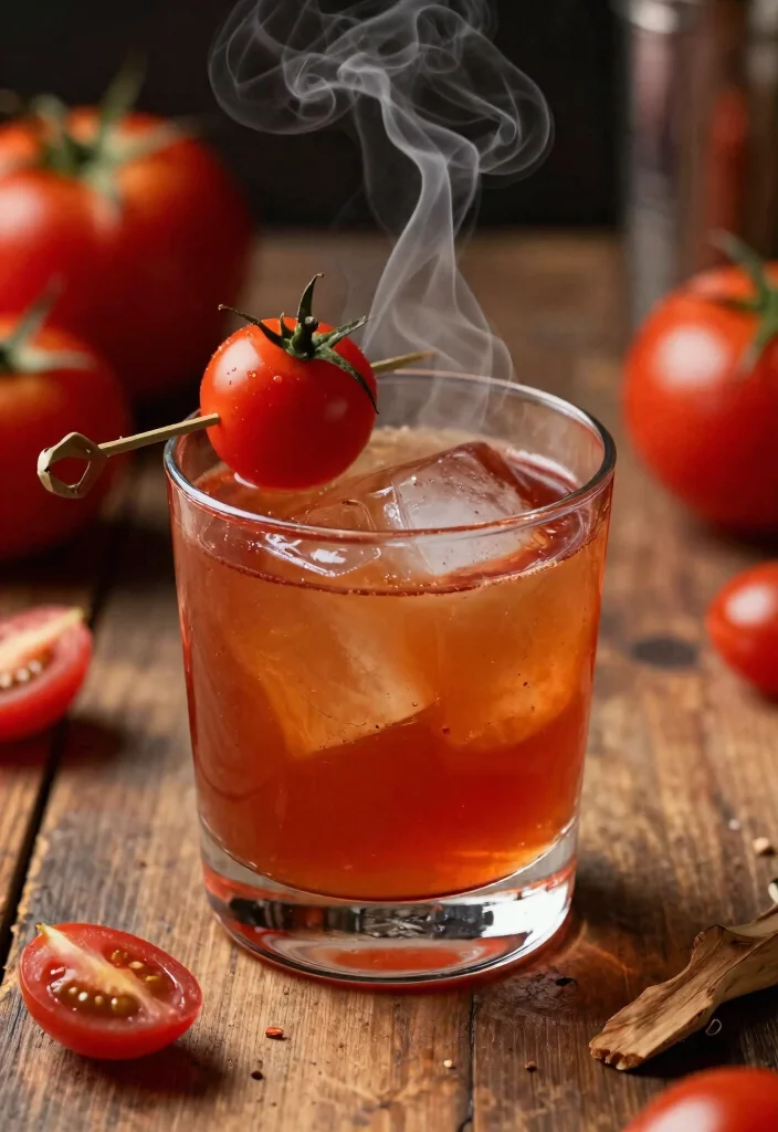 19 Smoked Old Fashioned Recipes Cocktail Lovers Crave - 13. Tomato Smoked Old Fashioned 1