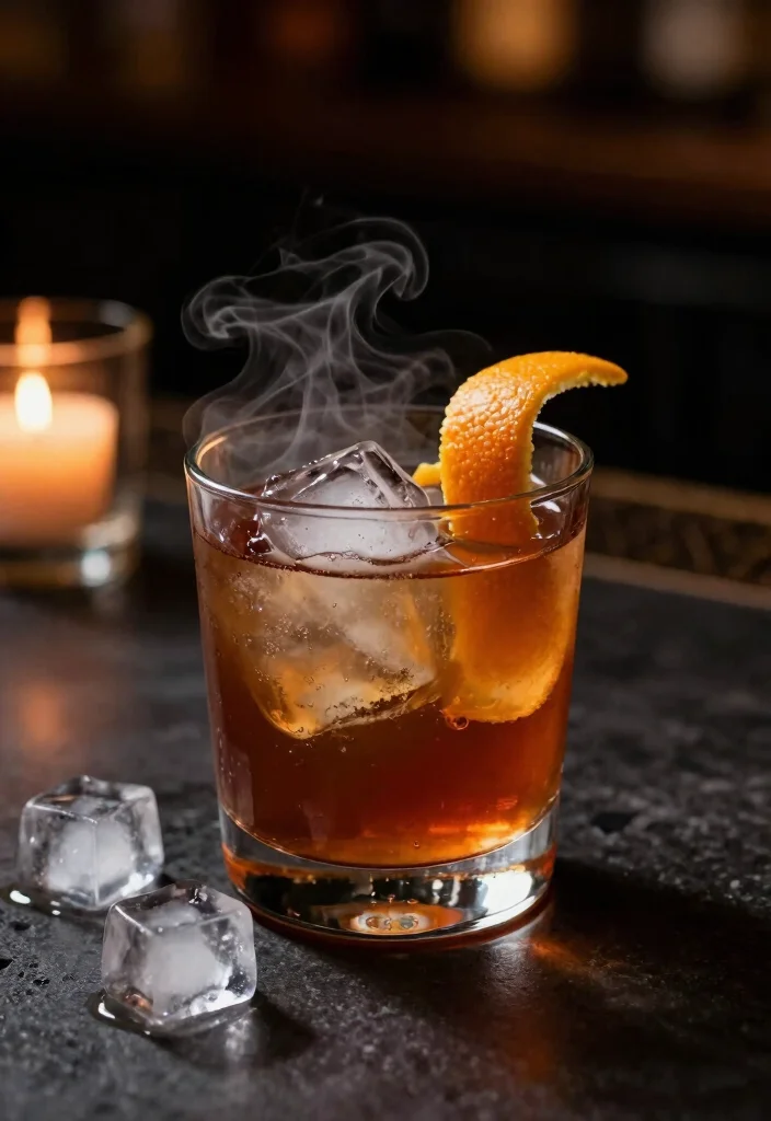 19 Wisconsin Old Fashioned Cocktail Recipes (Classic Style) - 19. Smoky Old Fashioned 1