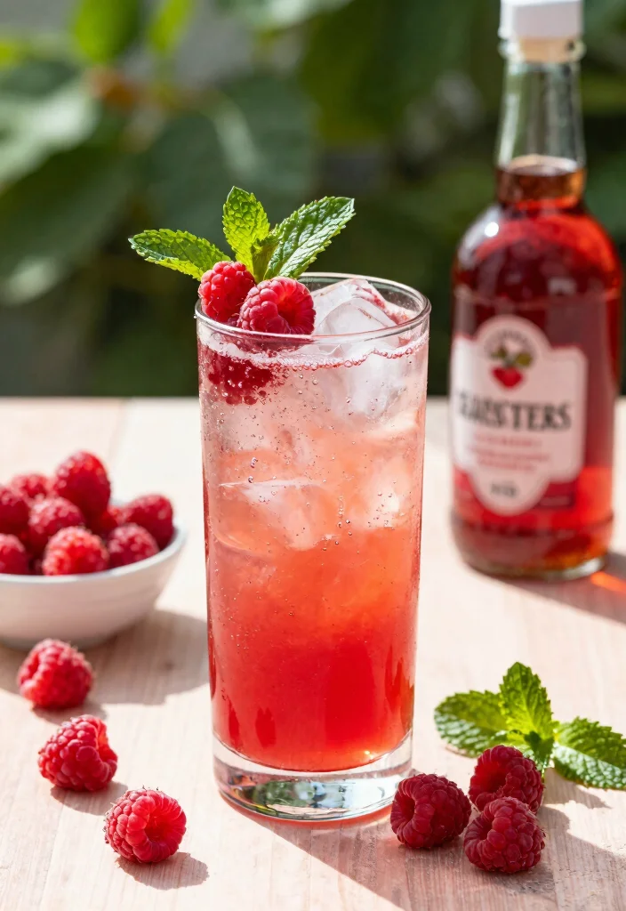 19 Wisconsin Old Fashioned Cocktail Recipes (Classic Style) - 3. Sparkling Raspberry Old Fashioned 1