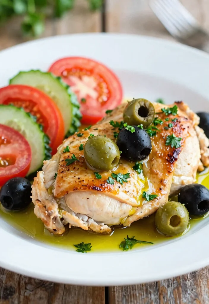 20 Best Mediterranean Diet Recipes for a Healthy Life - 1. Zesty Lemon Chicken with Olives 1