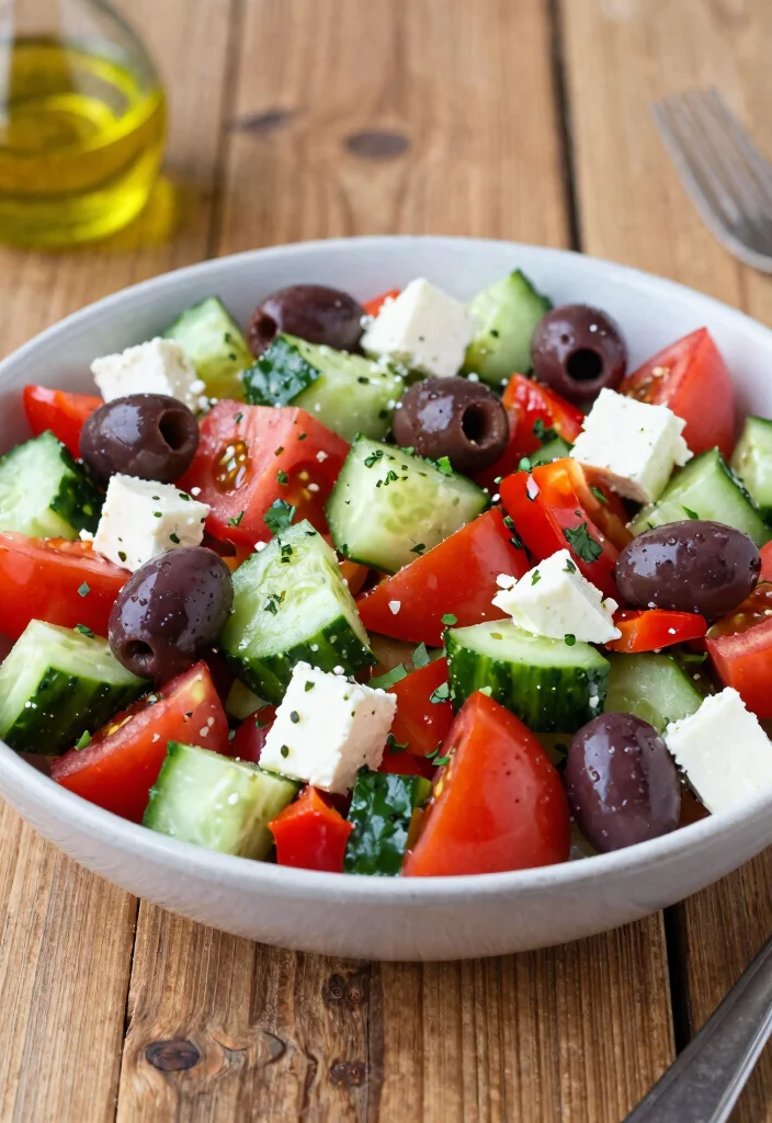 20 Best Mediterranean Diet Recipes for a Healthy Life - 20. Classic Greek Salad 1