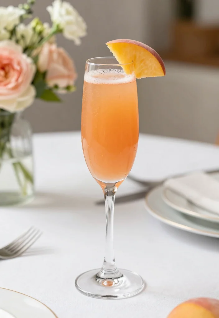 20 Cocktail Recipes for Party Hosting Made Easy - 12. Bellini 1