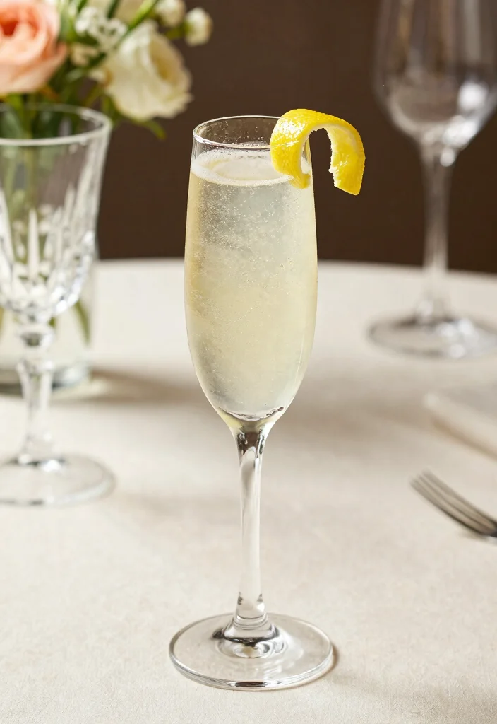 20 Cocktail Recipes for Party Hosting Made Easy - 14. French 75 1