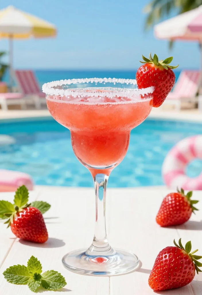 20 Cocktail Recipes for Party Hosting Made Easy - 17. Strawberry Daiquiri 1