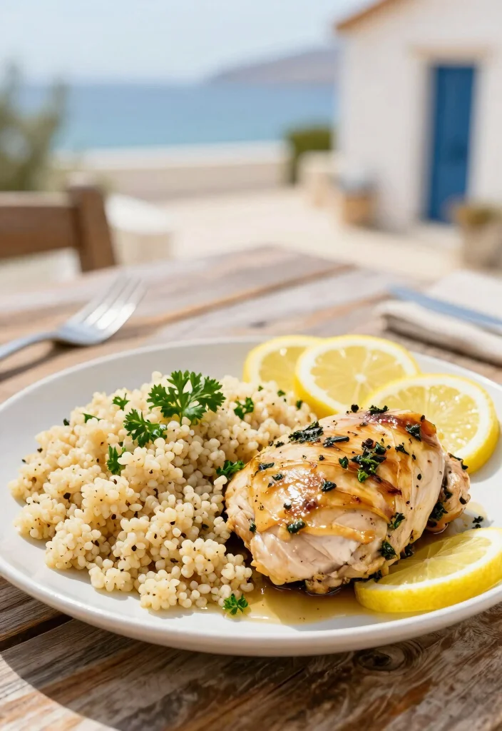 20 Easy Mediterranean Diet Dinner Recipes - 1. Lemon Herb Chicken with Quinoa 1