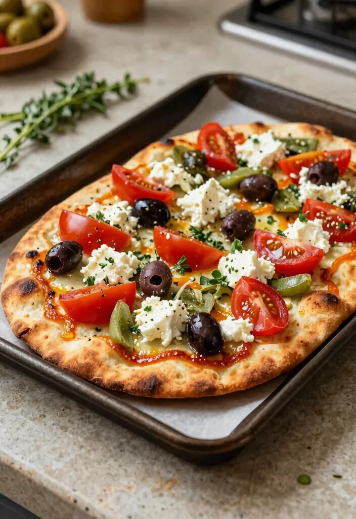 20 Easy Mediterranean Diet Dinner Recipes - 13. Mediterranean Flatbreads 1