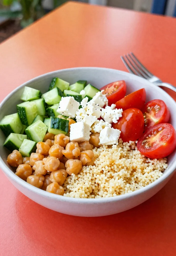 20 Easy Mediterranean Diet Dinner Recipes - 6. Mediterranean Couscous Bowl 1
