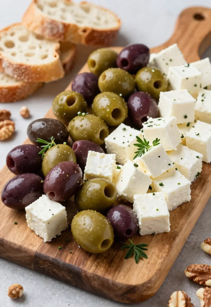 20 EatingWell Mediterranean Diet Recipes to Try - 17. Mediterranean Olives and Cheese Platter 1