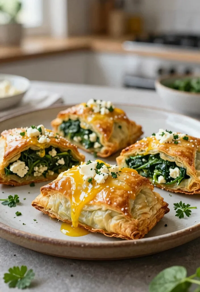 20 EatingWell Mediterranean Diet Recipes to Try - 19. Spinach and Feta Puff Pastry 1