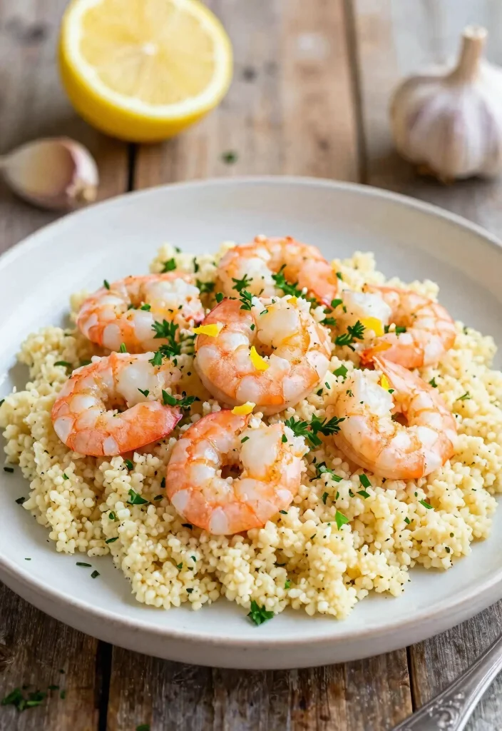 20 EatingWell Mediterranean Diet Recipes to Try - 2. Lemon Garlic Shrimp with Couscous 1