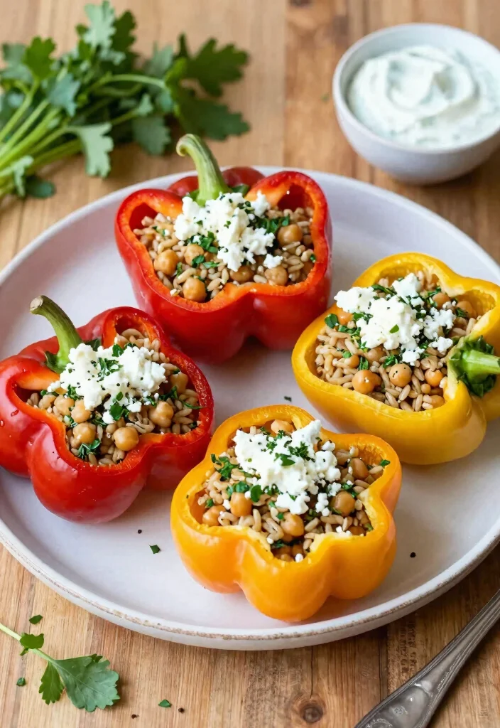 20 EatingWell Mediterranean Diet Recipes to Try - 3. Mediterranean Stuffed Peppers 1