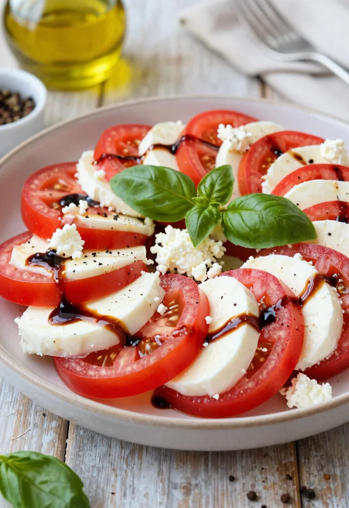 20 Greek Diet Plan Mediterranean Recipes to Try - 11. Caprese Salad with a Twist 1