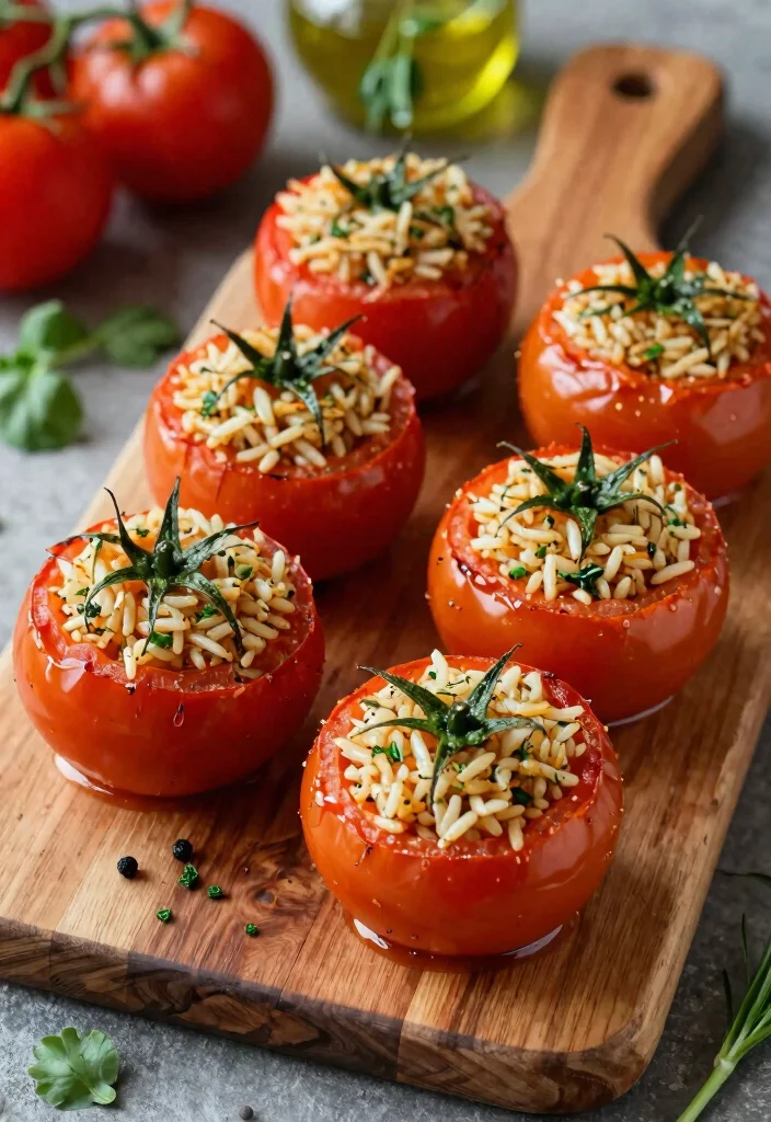 20 Greek Diet Plan Mediterranean Recipes to Try - 20. Greek Stuffed Tomatoes 1