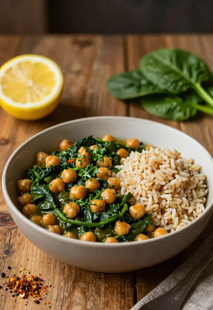 20 Healthy Mediterranean Dinner Recipes for Easy Weeknights - 1. Chickpea and Spinach Stew 1