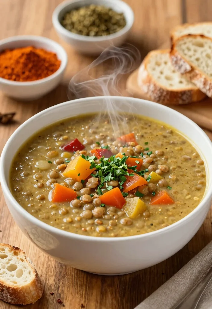 20 Healthy Mediterranean Dinner Recipes for Easy Weeknights - 12. Moroccan Spiced Lentil Soup 1