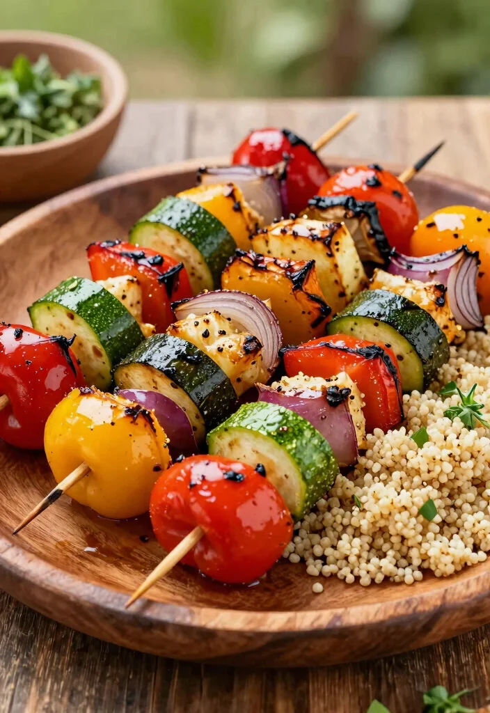 20 Healthy Mediterranean Dinner Recipes for Easy Weeknights - 18. Grilled Vegetable Skewers 1