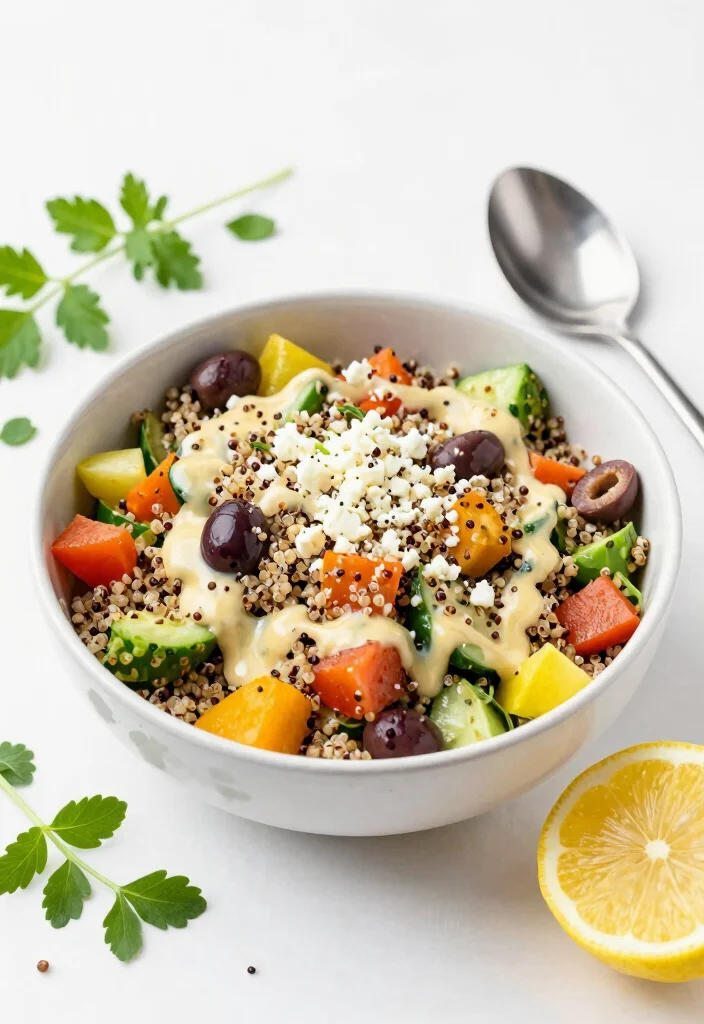 20 Healthy Mediterranean Dinner Recipes for Easy Weeknights - 2. Mediterranean Quinoa Salad 1