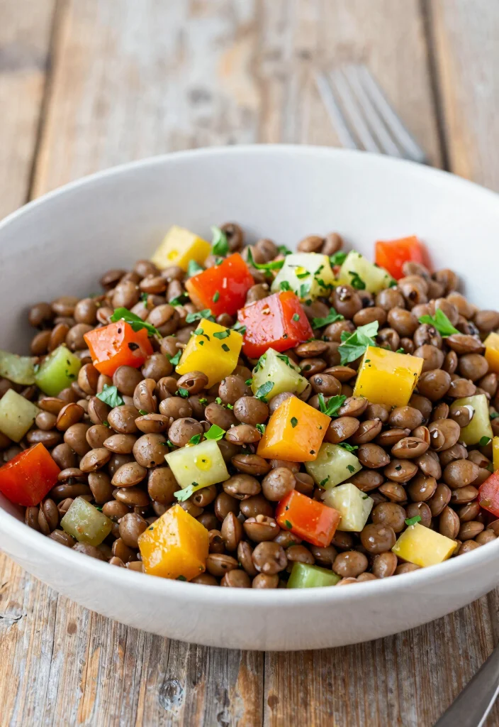 20 Healthy Mediterranean Dinner Recipes for Easy Weeknights - 20. Greek Lentil Salad 1