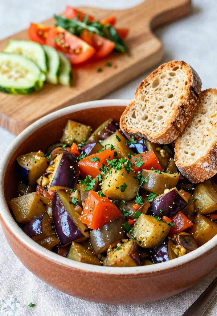 20 Healthy Mediterranean Dinner Recipes for Easy Weeknights - 4. Eggplant Caponata 1
