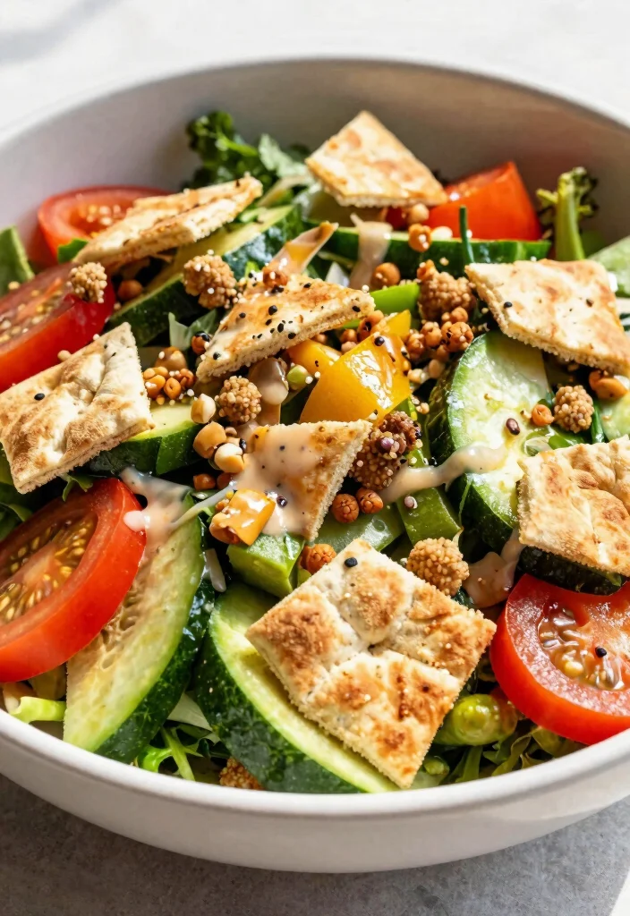 20 Healthy Mediterranean Recipes You’ll Want to Cook Weekly - 11. Fattoush Salad 1
