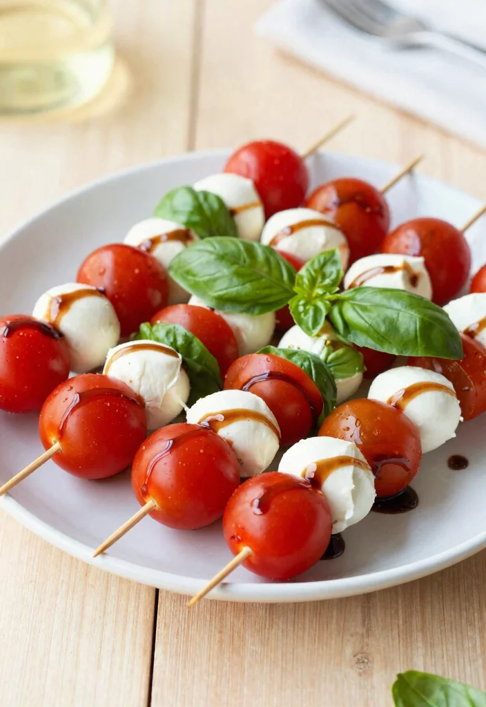 20 Healthy Mediterranean Recipes You’ll Want to Cook Weekly - 13. Caprese Skewers 1