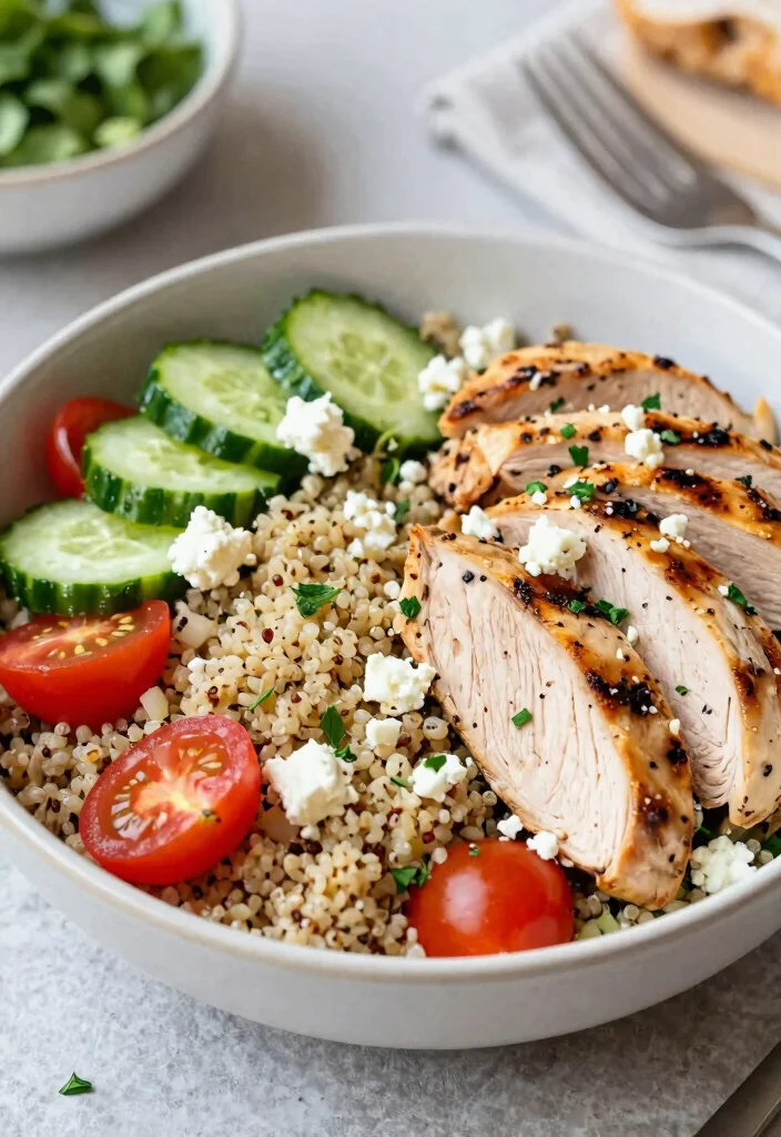 20 Mediterranean Chicken Recipes for Easy Dinners - 3. Mediterranean Chicken and Quinoa Salad 1