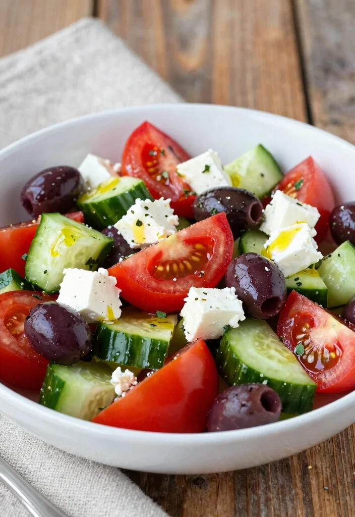 20 Mediterranean Diet Recipes for Beginners - 1. Classic Greek Salad 1