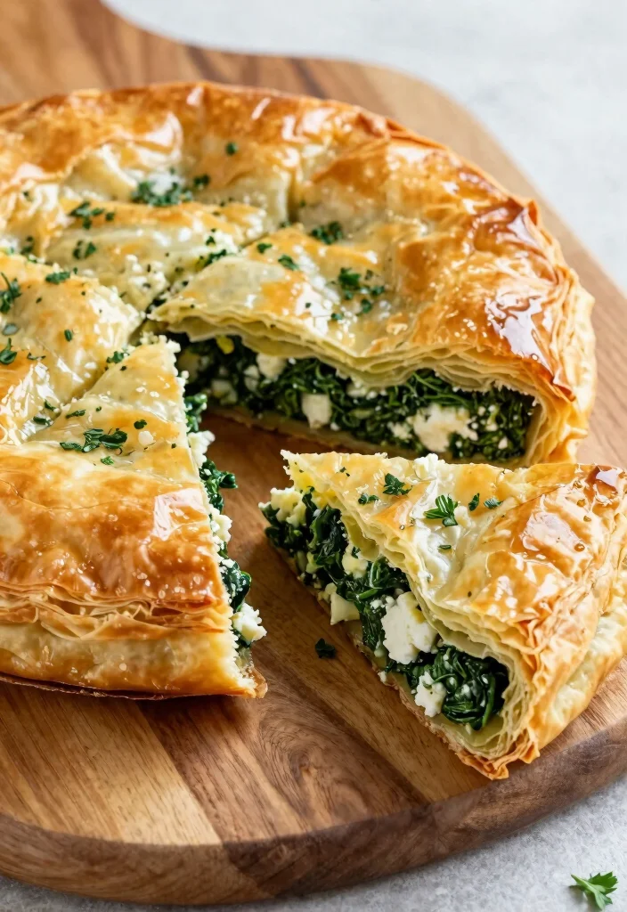 20 Mediterranean Diet Recipes for Beginners - 6. Spinach and Feta Pie (Spanakopita) 1