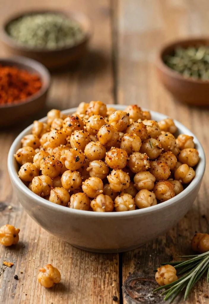 20 Simple Mediterranean Diet Recipes Anyone Can Make - 18. Roasted Chickpeas 1
