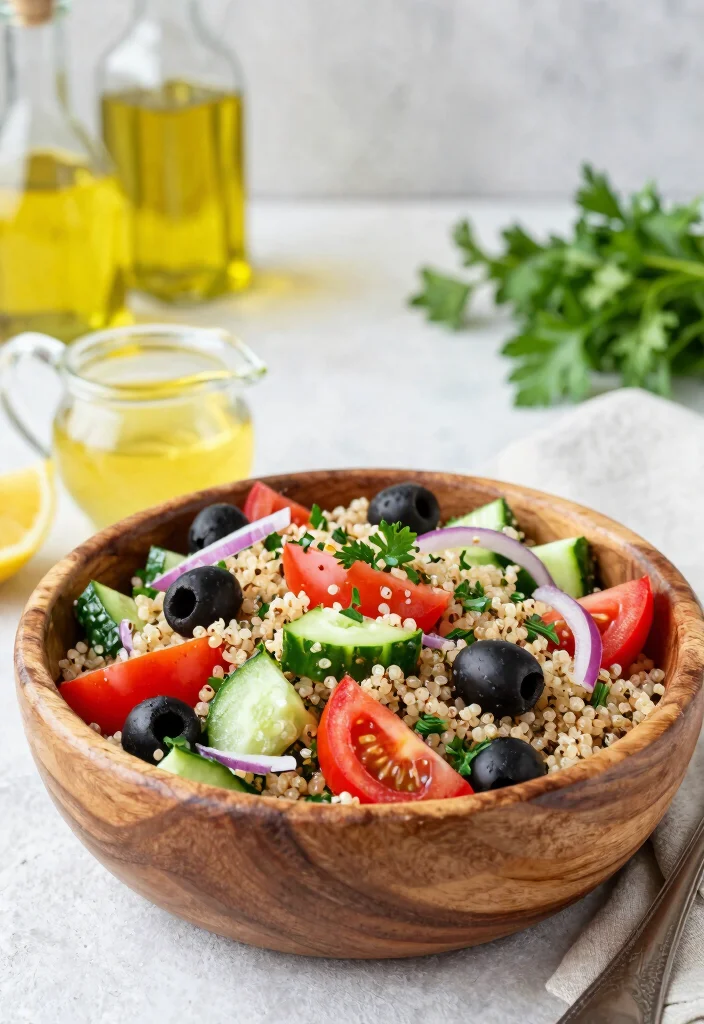 20 Simple Mediterranean Diet Recipes Anyone Can Make - 2. Mediterranean Quinoa Salad 1