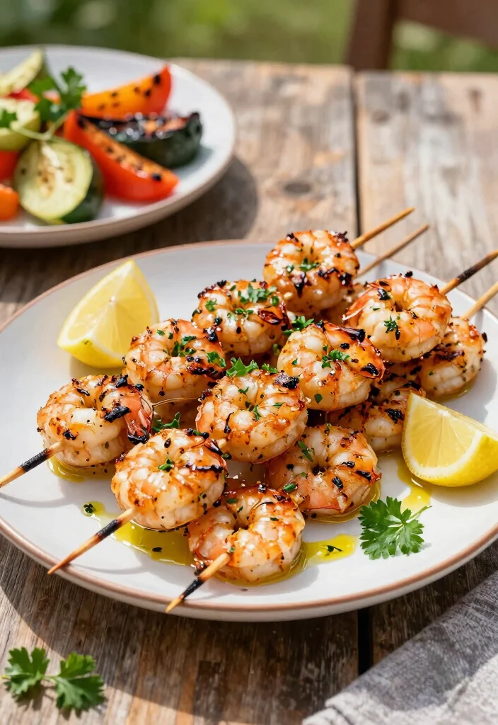 20 Simple Mediterranean Diet Recipes Anyone Can Make - 8. Grilled Shrimp Skewers 1