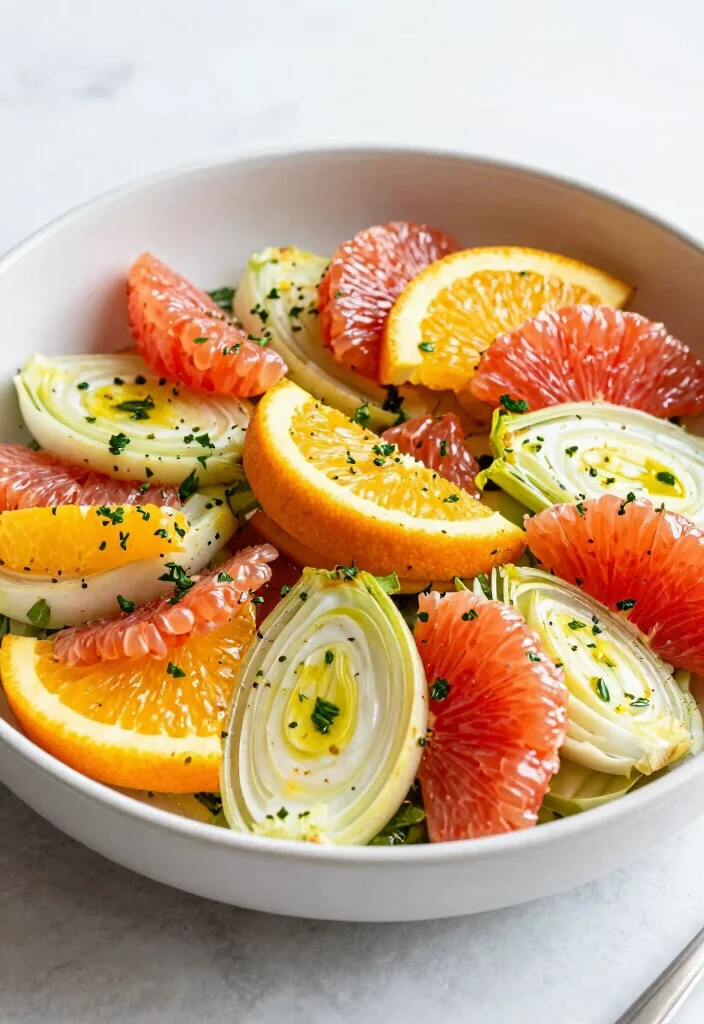 7-Day Mediterranean Diet Meal Plan with 18 Recipes - Day 14: Fennel and Citrus Salad 1